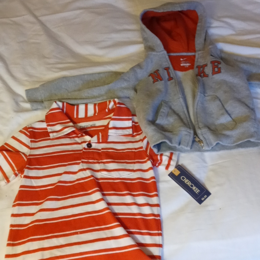 Boys hoodie and shirt